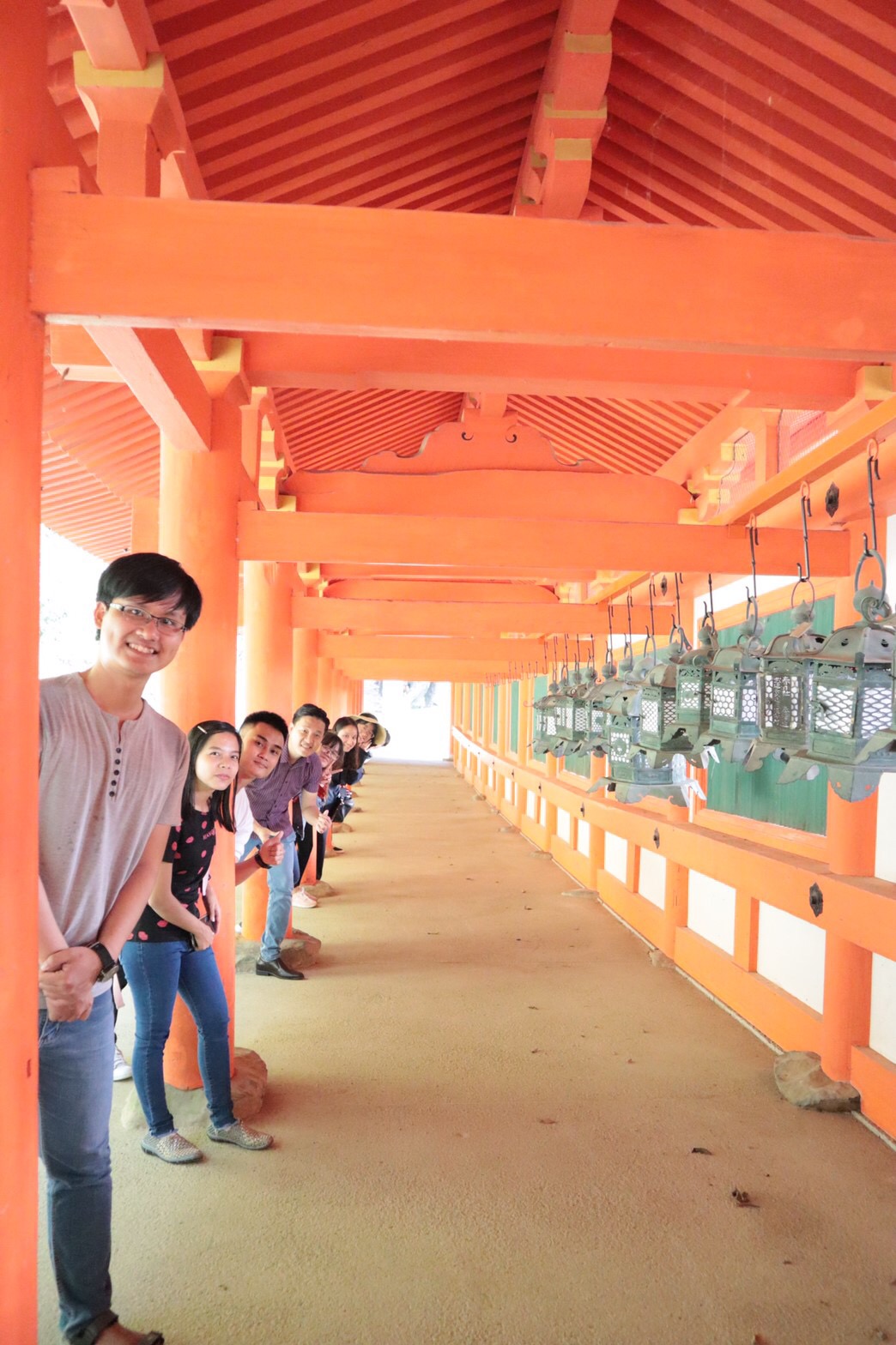 UIT students in Kasugataisha